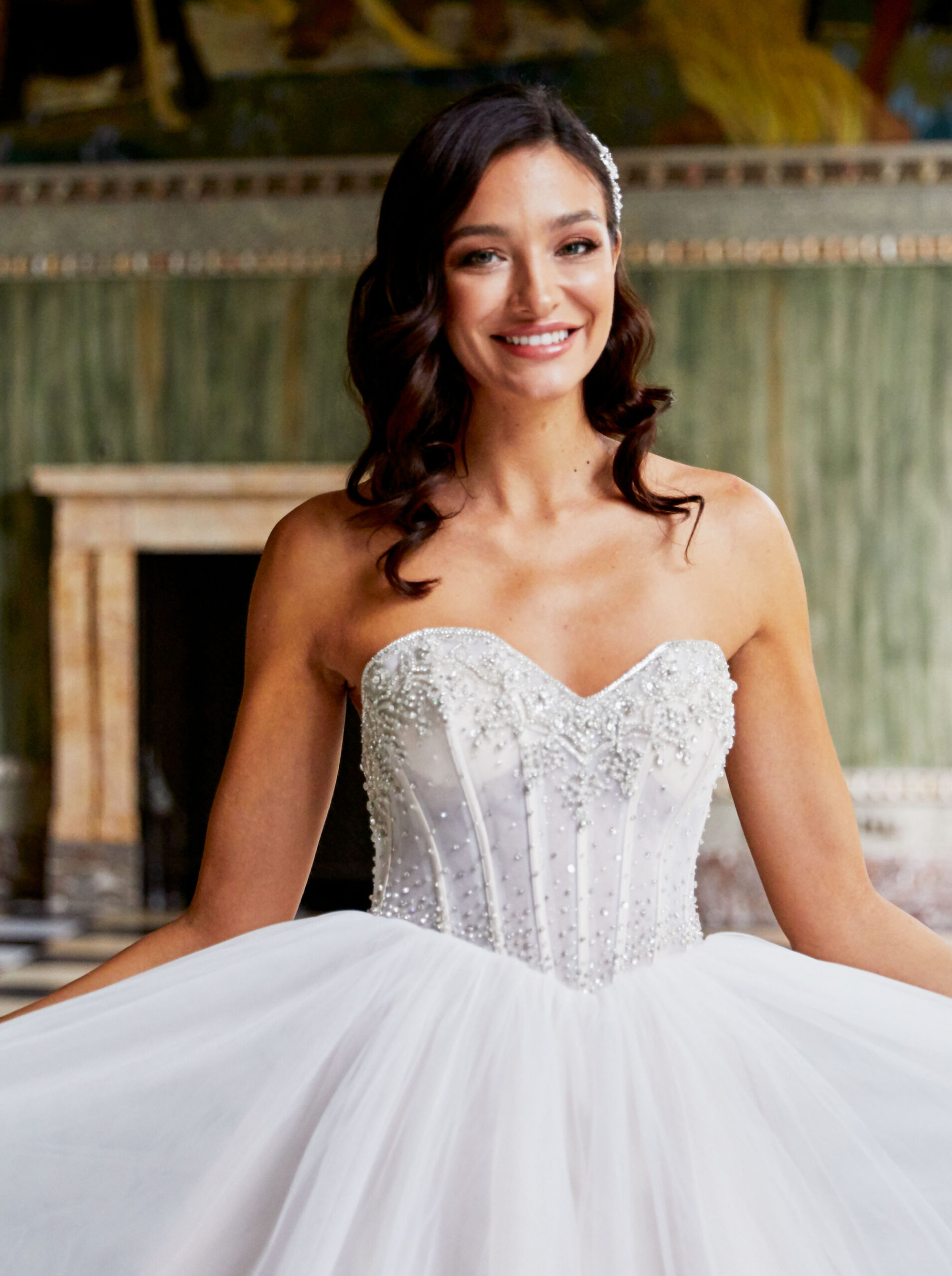Prinzessinnen Brautkleid mit funkelnder Corsage - PRETTY YOU