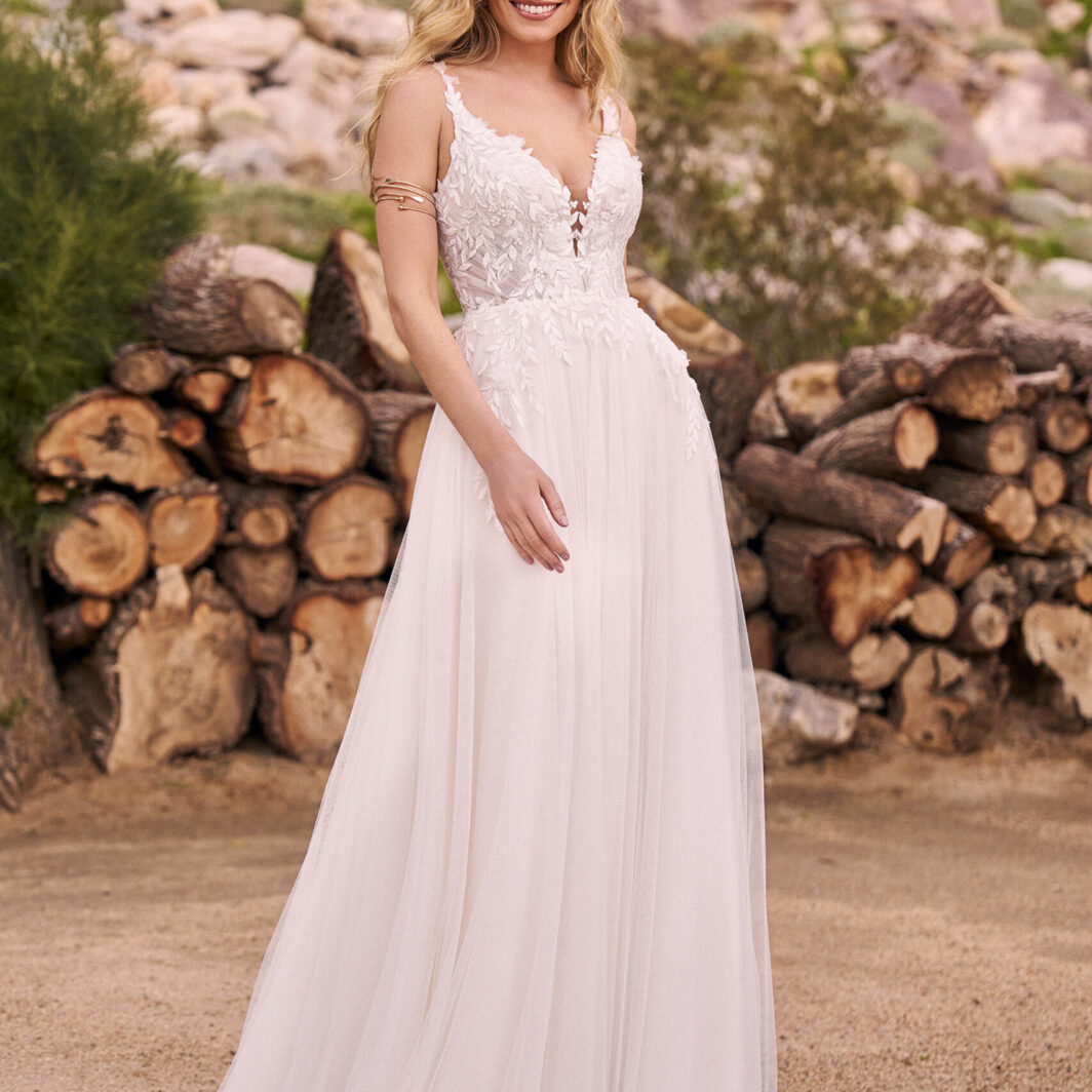 Ronja - leichte A-Linie mit Blätterspitze und Trägern